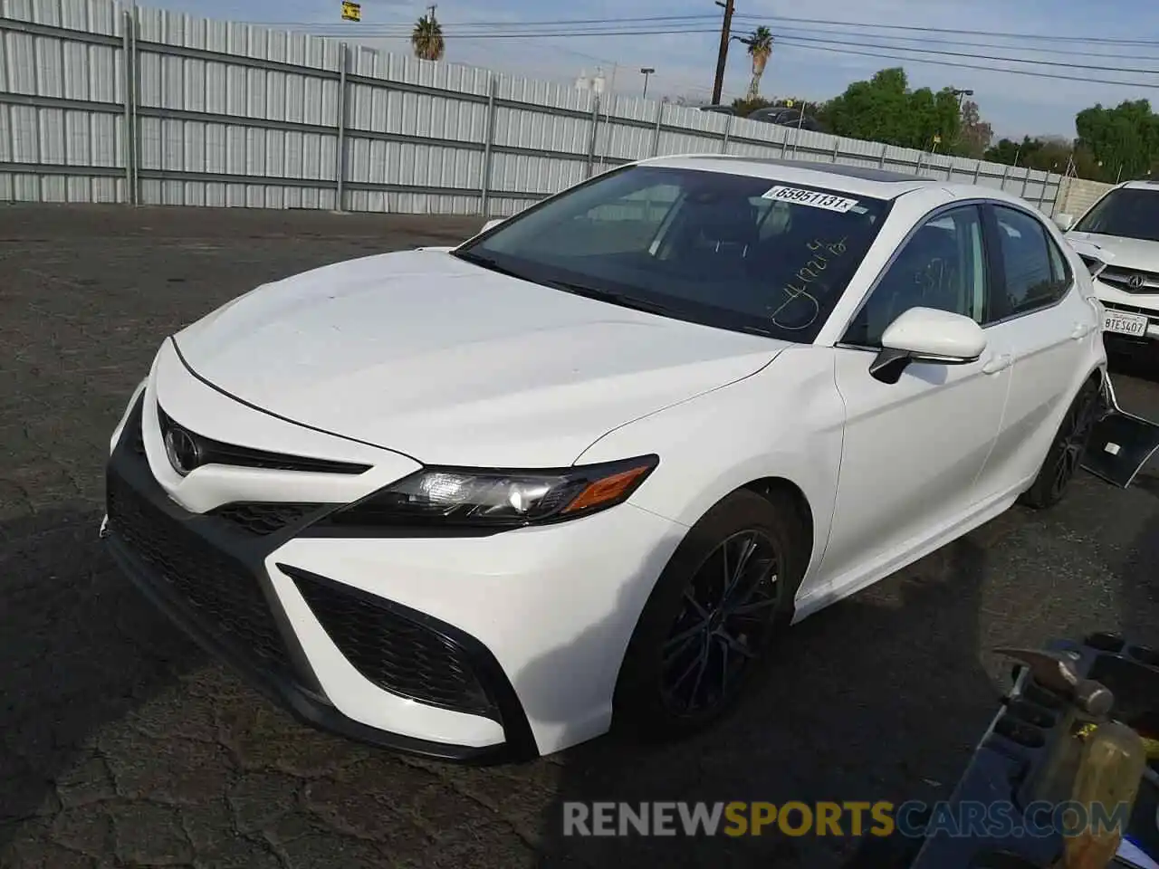 2 Photograph of a damaged car 4T1S11AK4MU489962 TOYOTA CAMRY 2021