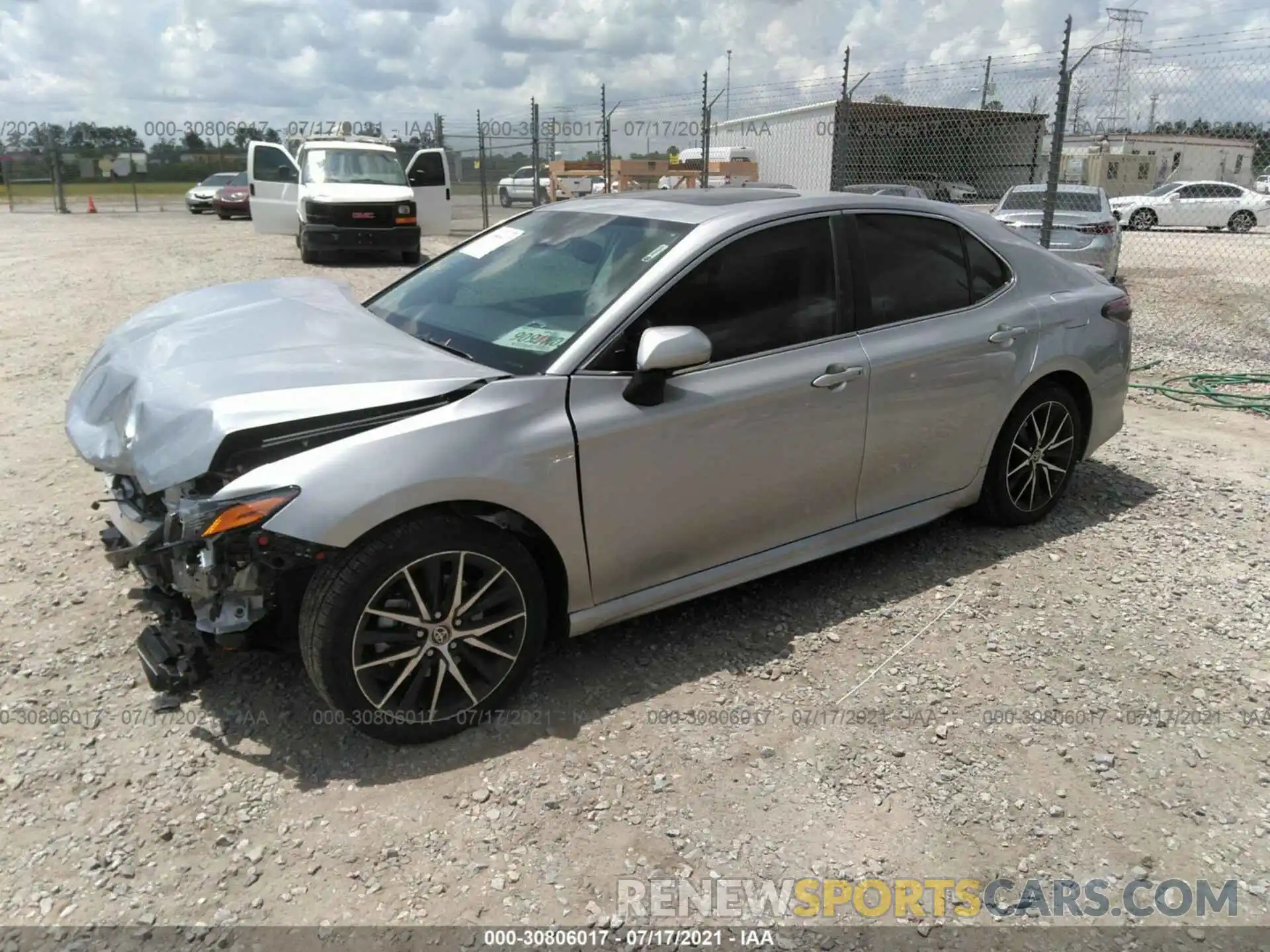 2 Photograph of a damaged car 4T1S11AK4MU527304 TOYOTA CAMRY 2021