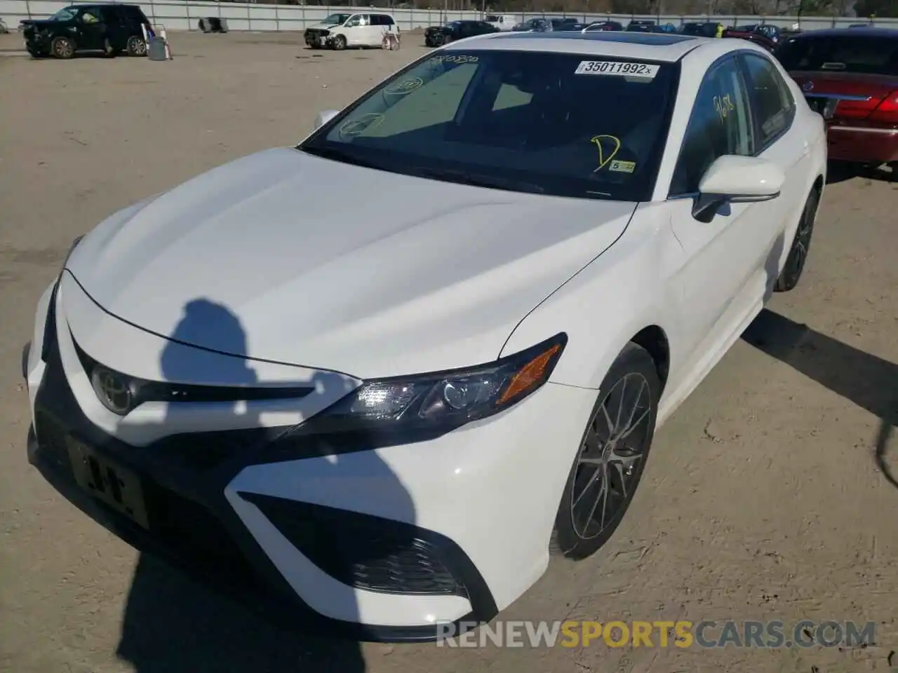 2 Photograph of a damaged car 4T1S11AK4MU580830 TOYOTA CAMRY 2021