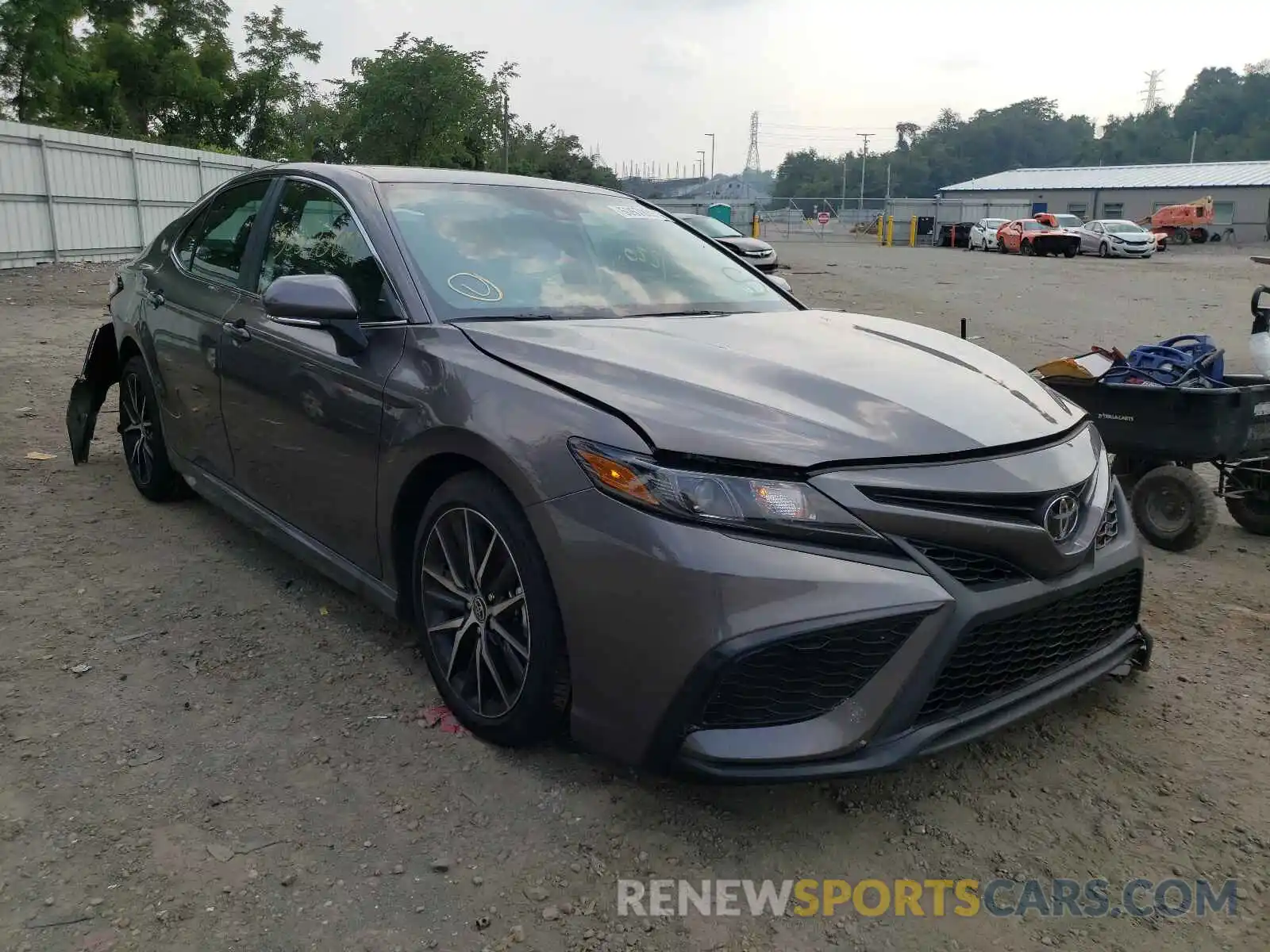 1 Photograph of a damaged car 4T1S11AK6MU416947 TOYOTA CAMRY 2021