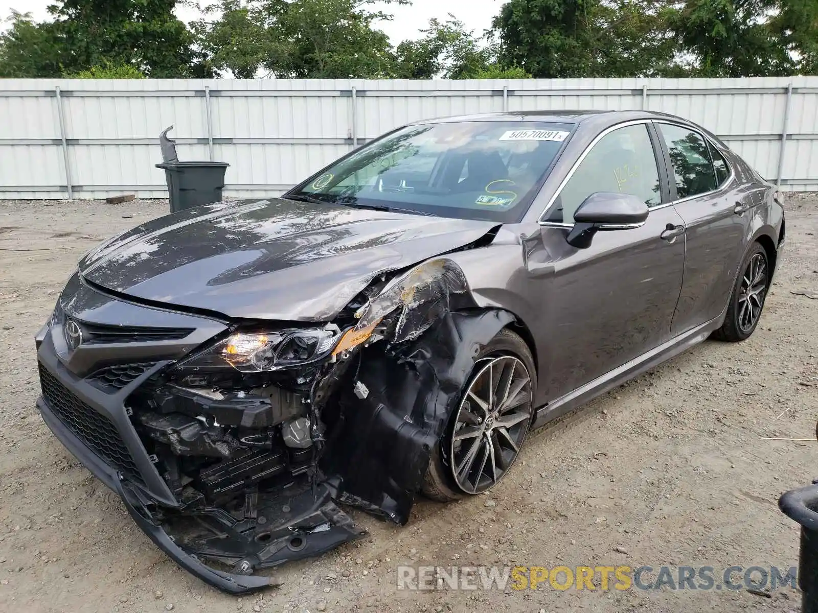 2 Photograph of a damaged car 4T1S11AK6MU416947 TOYOTA CAMRY 2021