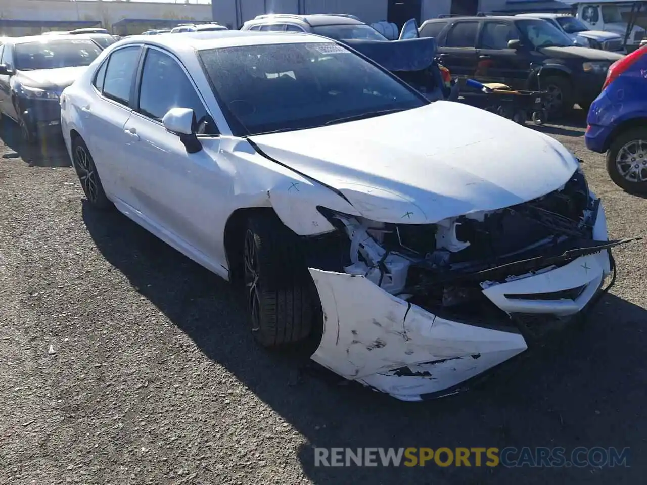 1 Photograph of a damaged car 4T1S11AK6MU603945 TOYOTA CAMRY 2021