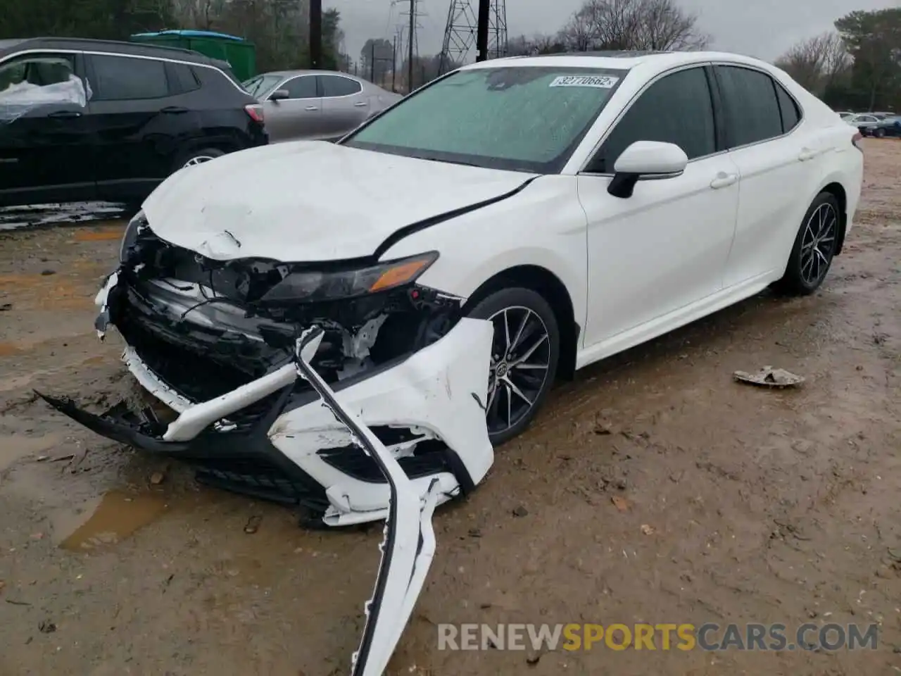 2 Photograph of a damaged car 4T1S11AK7MU475375 TOYOTA CAMRY 2021