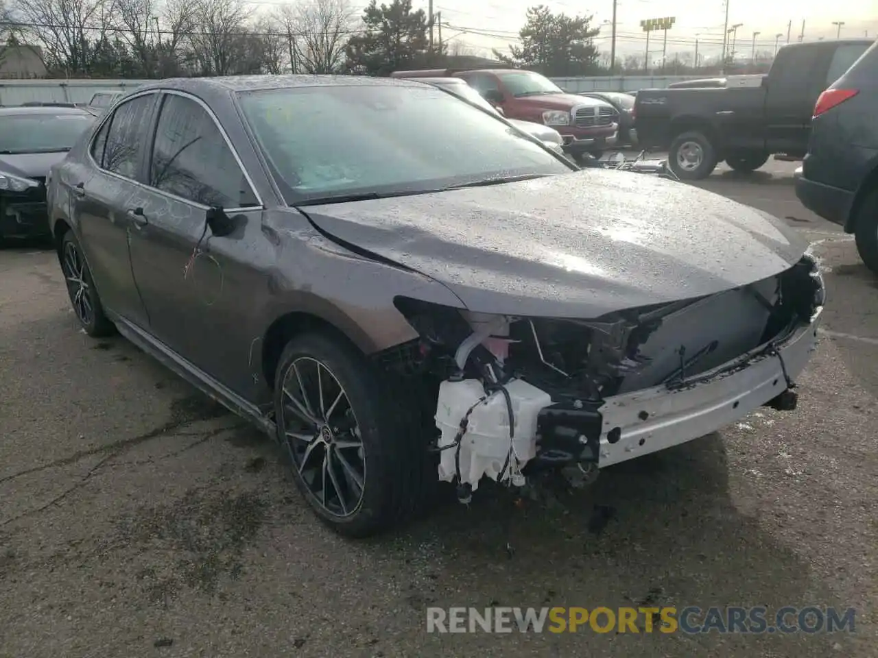 1 Photograph of a damaged car 4T1S11AK7MU591224 TOYOTA CAMRY 2021