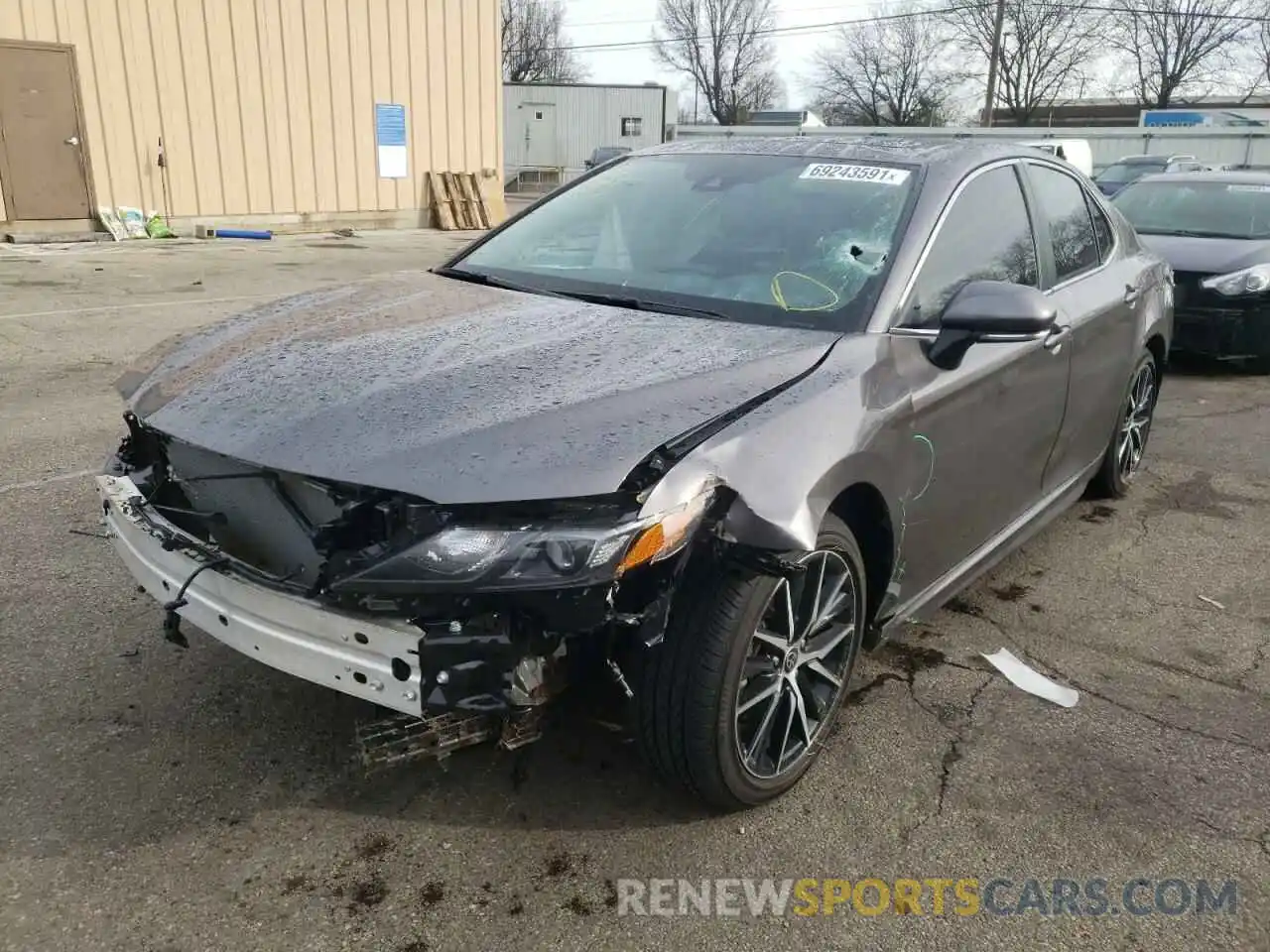 2 Photograph of a damaged car 4T1S11AK7MU591224 TOYOTA CAMRY 2021