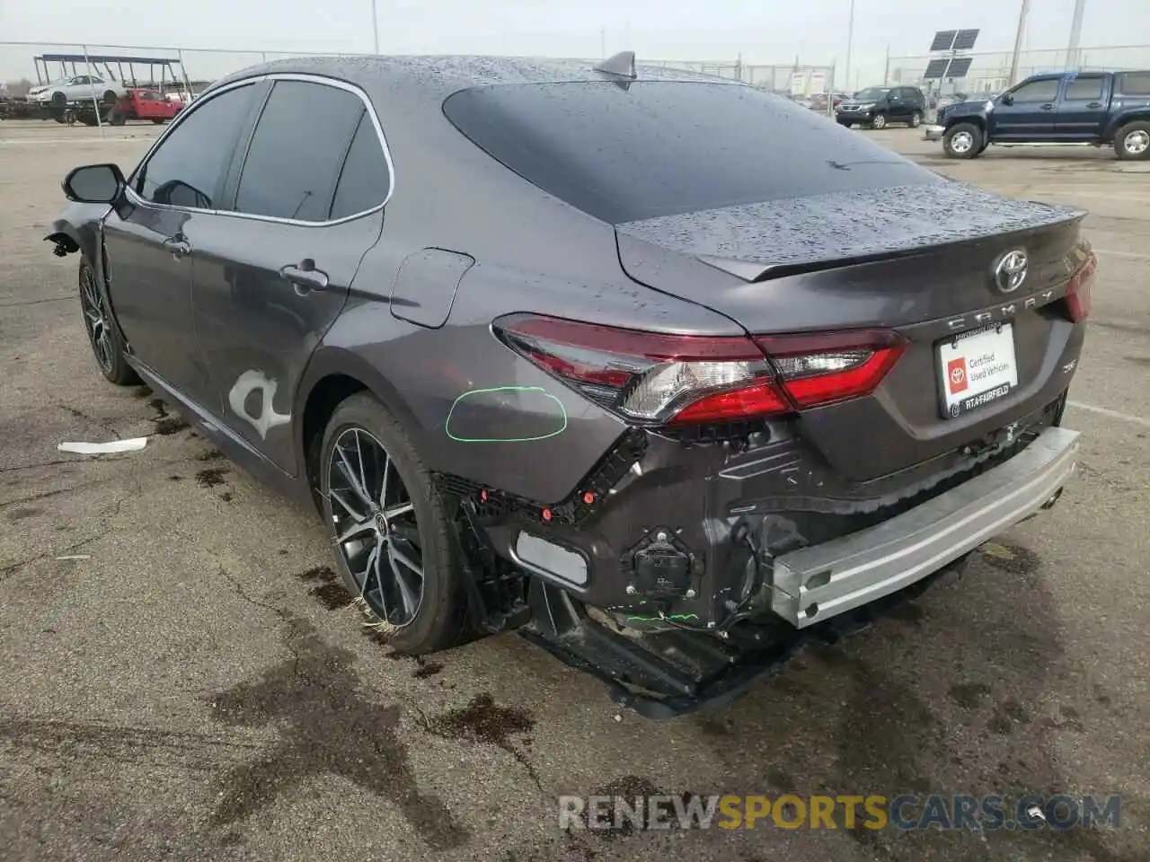 3 Photograph of a damaged car 4T1S11AK7MU591224 TOYOTA CAMRY 2021