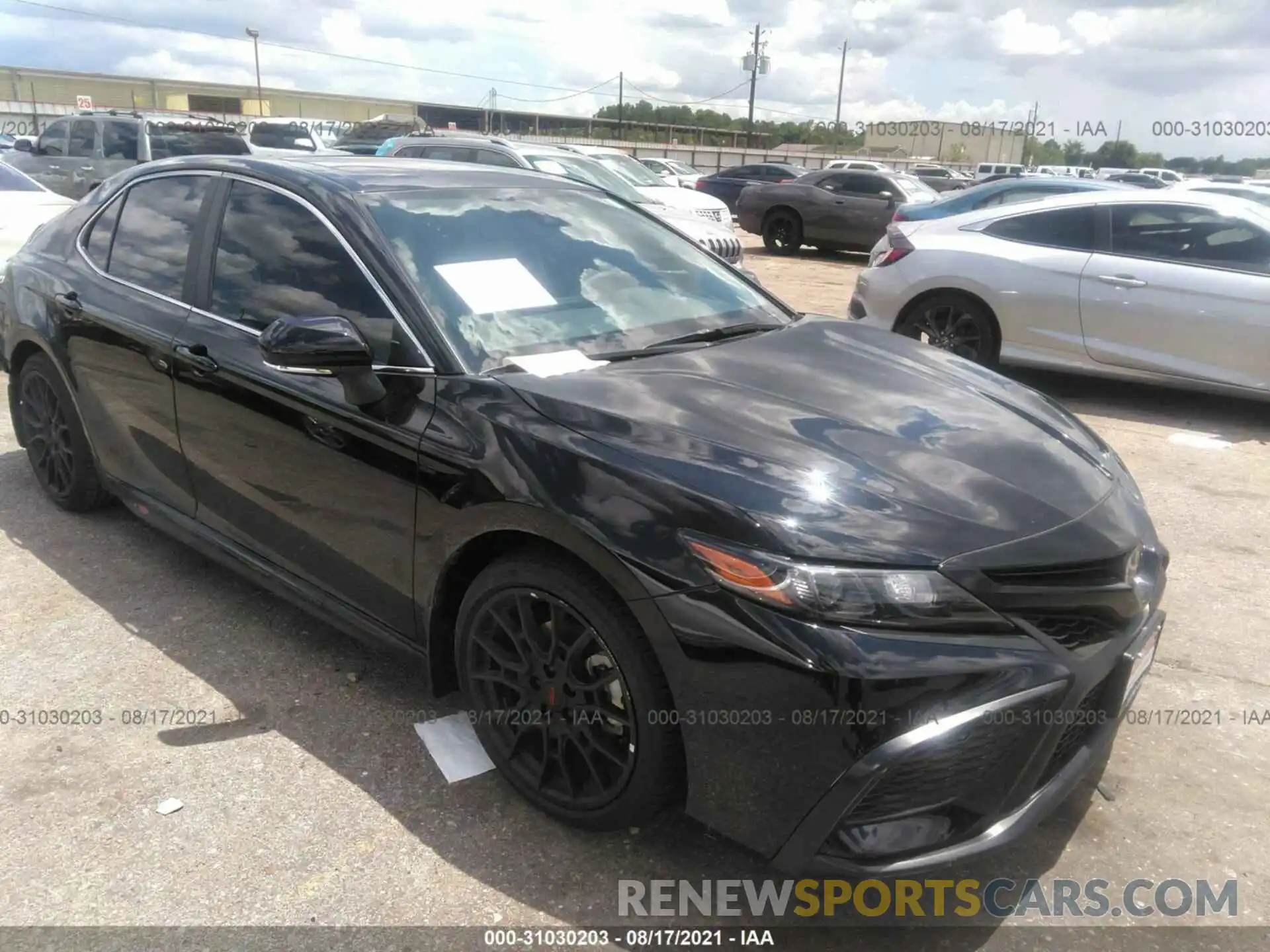 1 Photograph of a damaged car 4T1S11AK8MU475305 TOYOTA CAMRY 2021