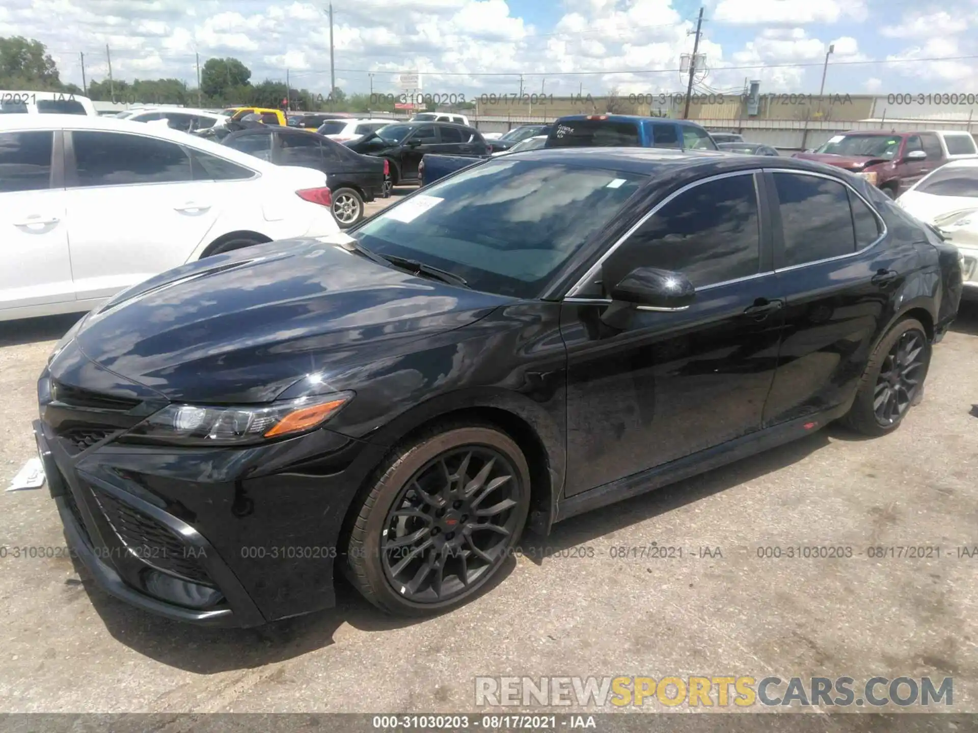 2 Photograph of a damaged car 4T1S11AK8MU475305 TOYOTA CAMRY 2021