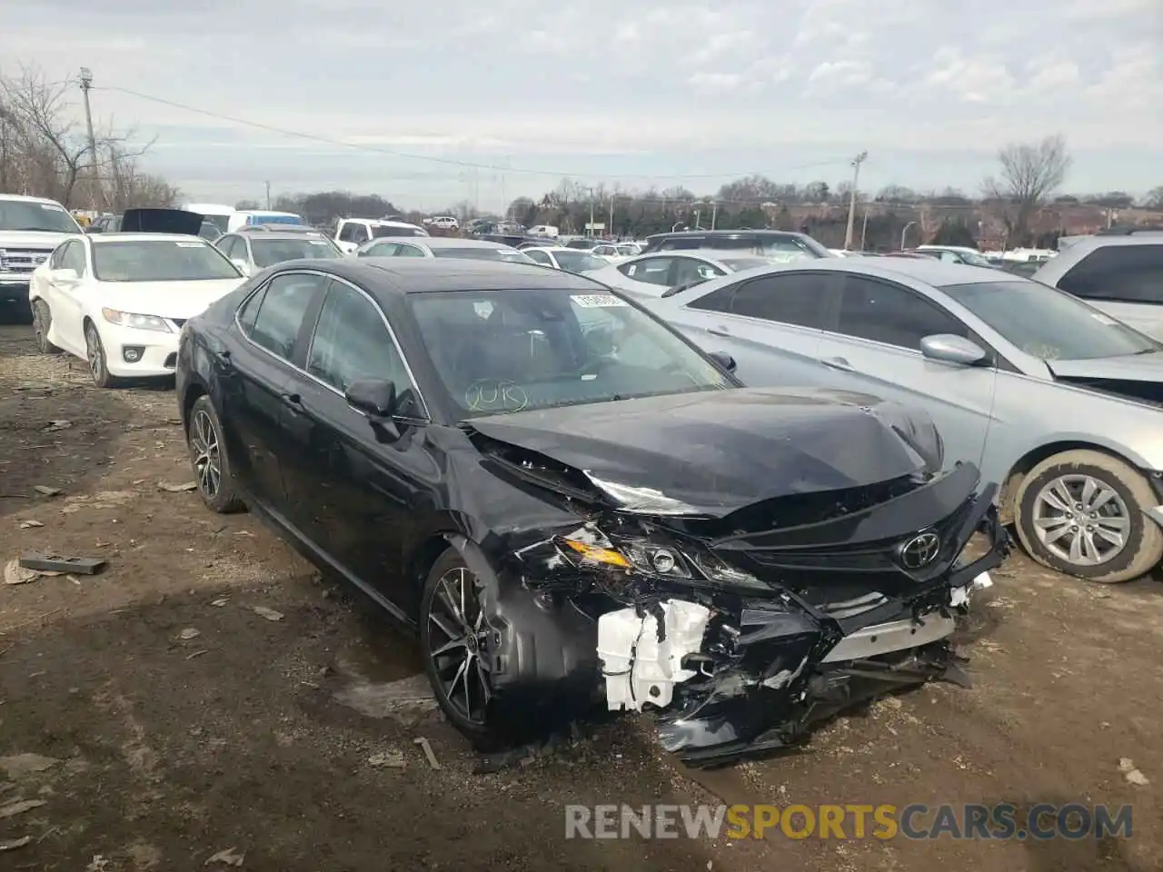 1 Photograph of a damaged car 4T1S11AK9MU492758 TOYOTA CAMRY 2021