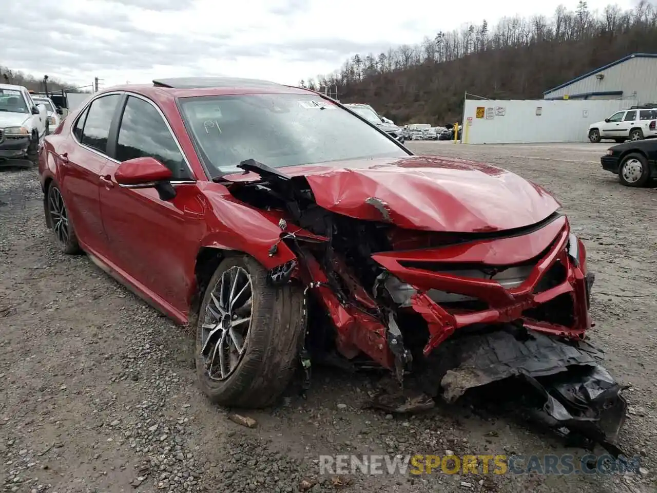 1 Photograph of a damaged car 4T1S11AK9MU493909 TOYOTA CAMRY 2021