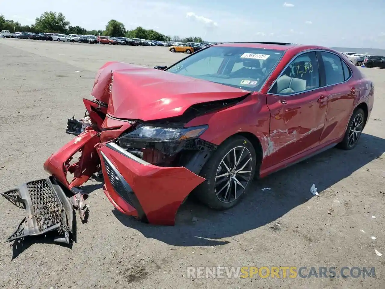 2 Photograph of a damaged car 4T1S11AKXMU417731 TOYOTA CAMRY 2021