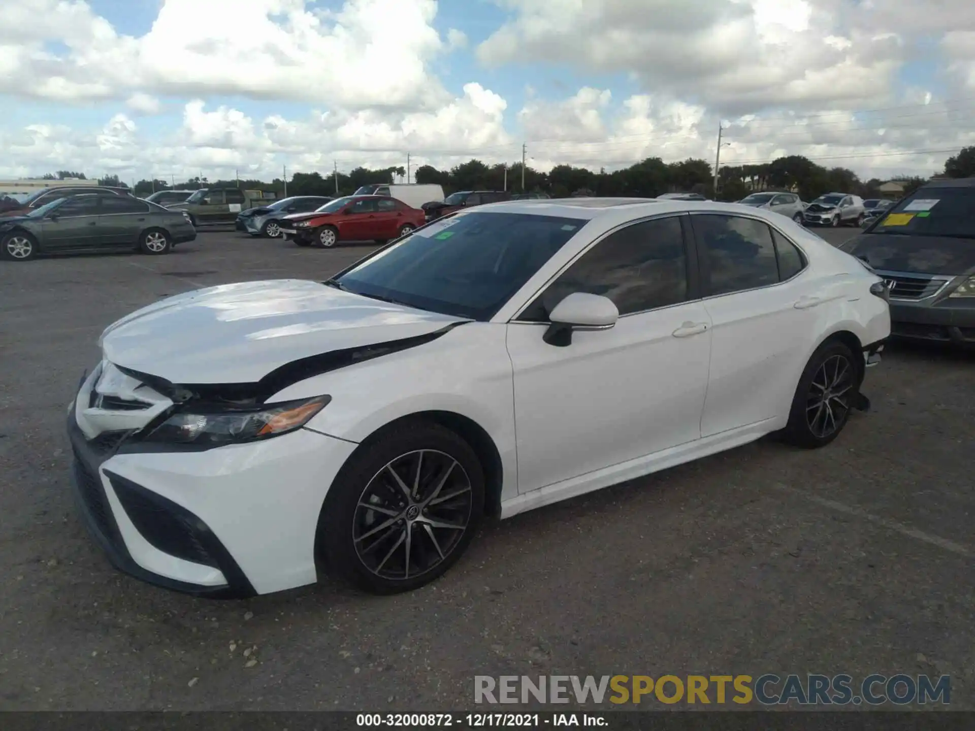 2 Photograph of a damaged car 4T1S11AKXMU419009 TOYOTA CAMRY 2021