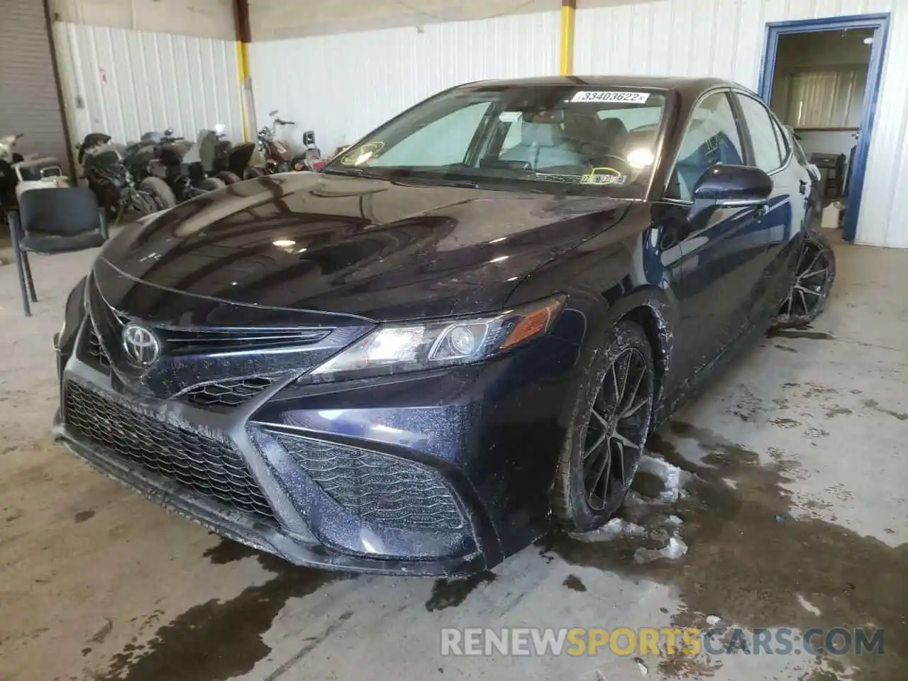 2 Photograph of a damaged car 4T1S11AKXMU525296 TOYOTA CAMRY 2021