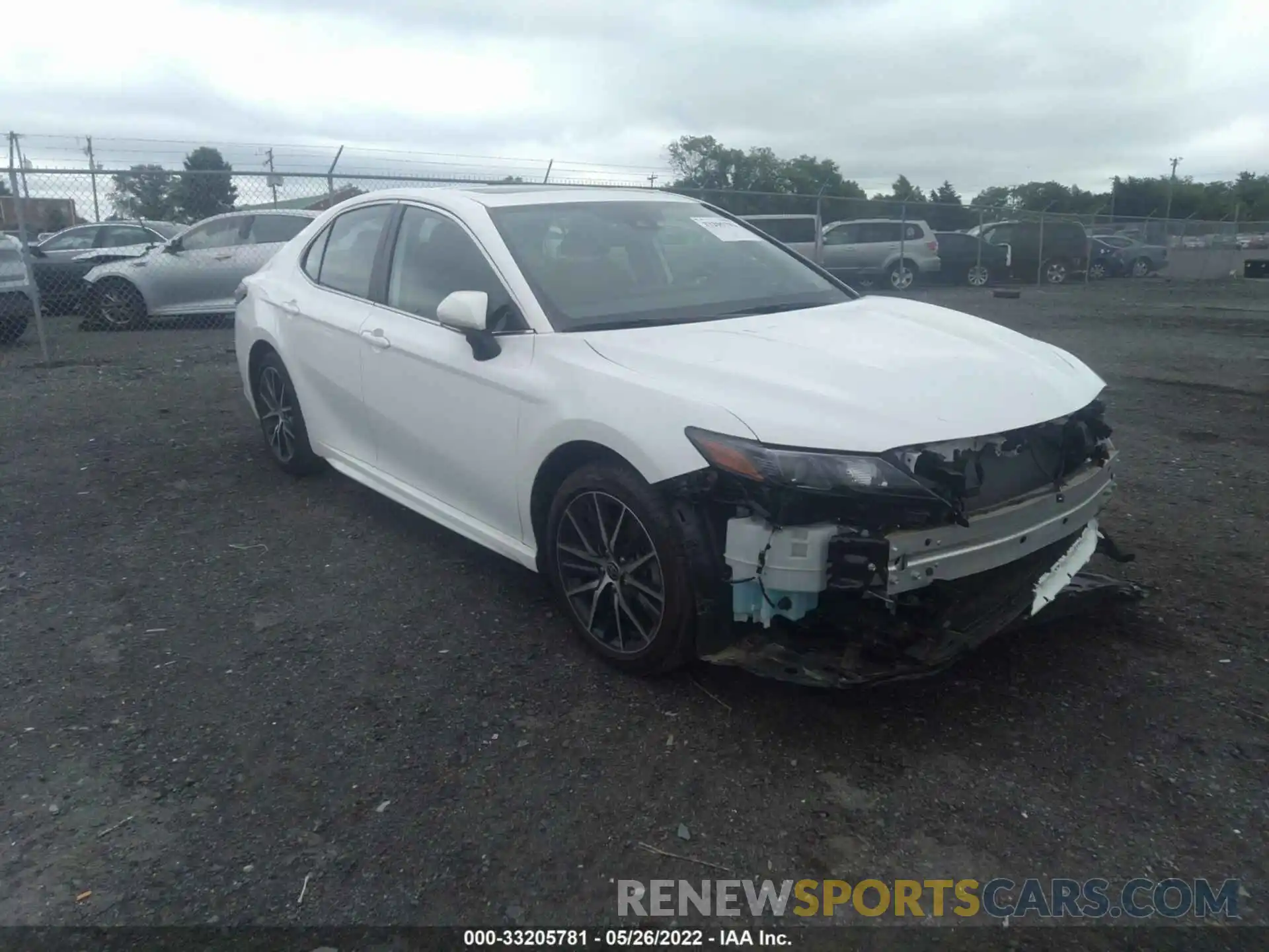 1 Photograph of a damaged car 4T1S11AKXMU591167 TOYOTA CAMRY 2021