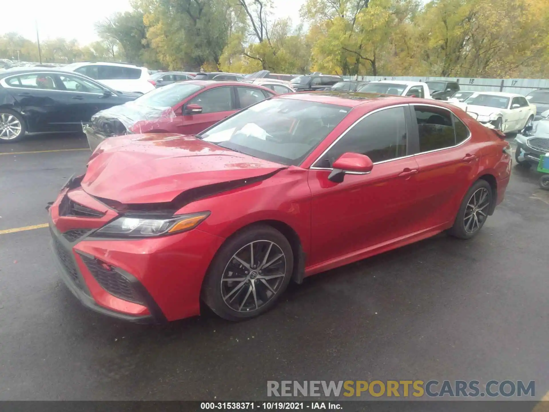 2 Photograph of a damaged car 4T1S11BK3MU022711 TOYOTA CAMRY 2021