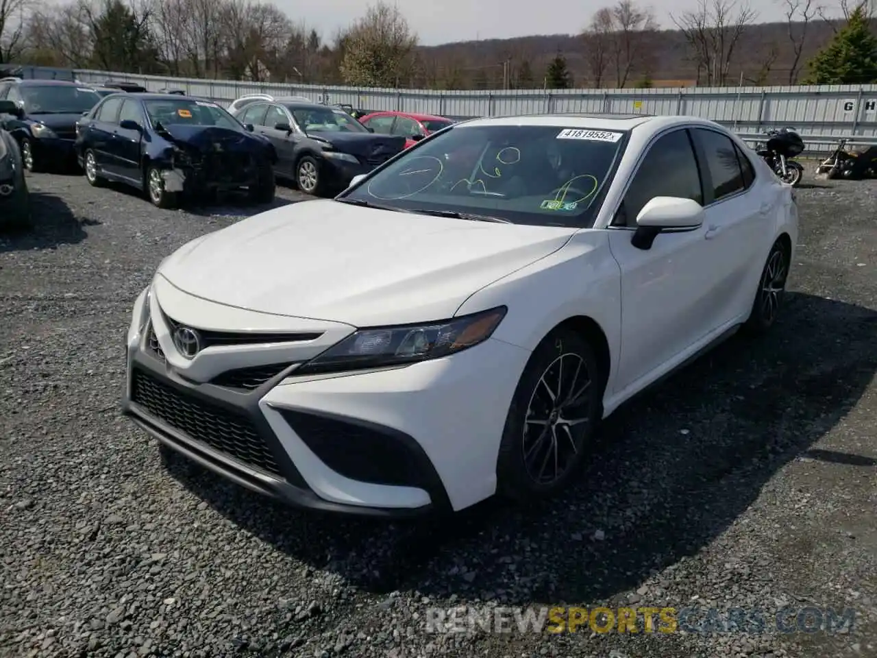 2 Photograph of a damaged car 4T1S11BK5MU045553 TOYOTA CAMRY 2021