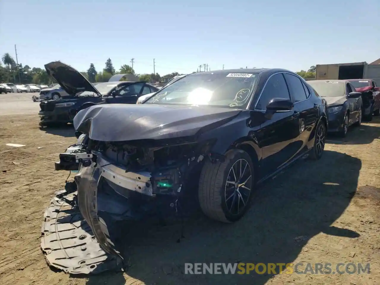 2 Photograph of a damaged car 4T1S11BK6MU047019 TOYOTA CAMRY 2021