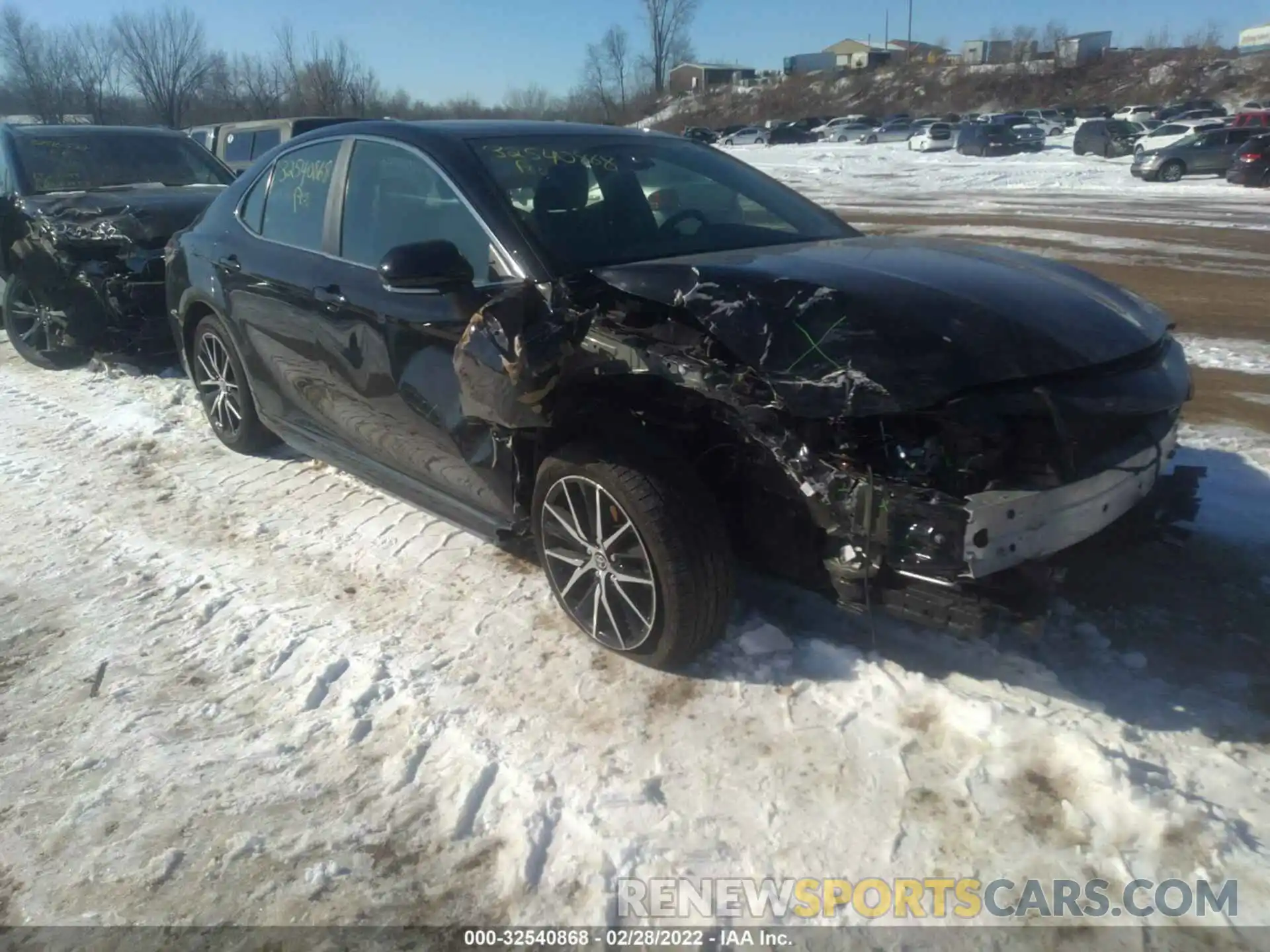 1 Photograph of a damaged car 4T1S11BK8MU023465 TOYOTA CAMRY 2021