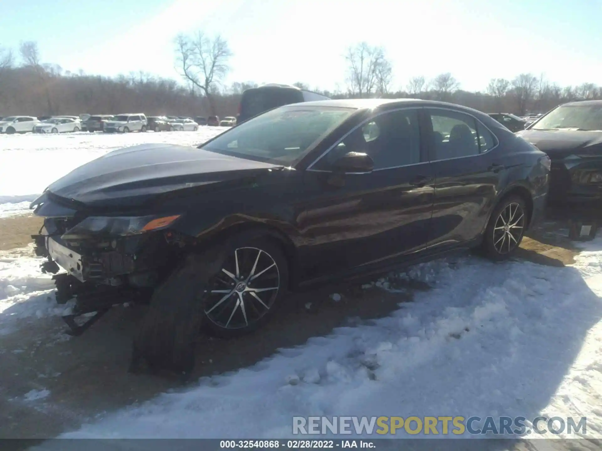 2 Photograph of a damaged car 4T1S11BK8MU023465 TOYOTA CAMRY 2021