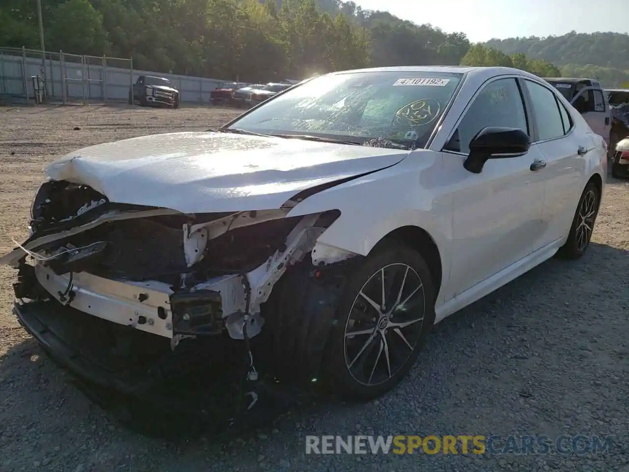 2 Photograph of a damaged car 4T1S11BK8MU047233 TOYOTA CAMRY 2021