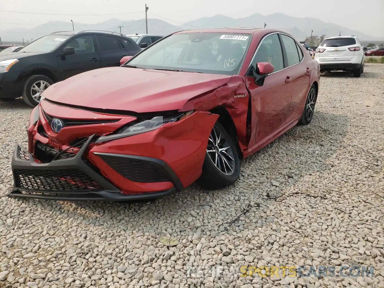 2 Photograph of a damaged car 4T1S31AK0MU030132 TOYOTA CAMRY 2021