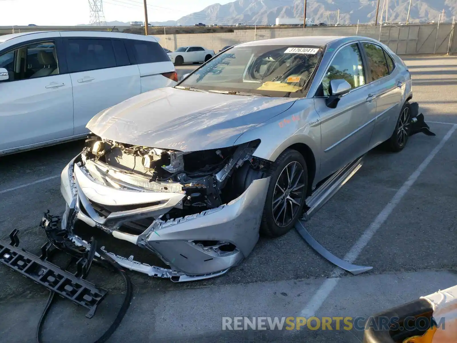 2 Photograph of a damaged car 4T1S31AK1MU548282 TOYOTA CAMRY 2021