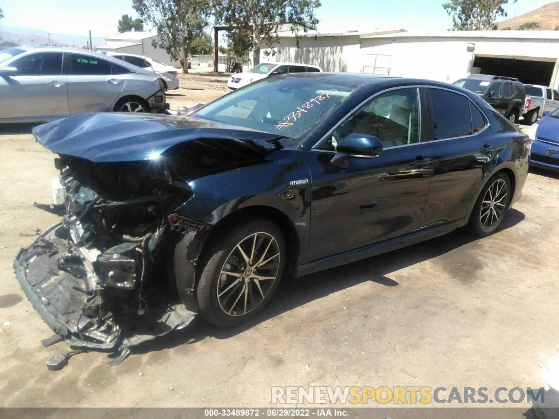 2 Photograph of a damaged car 4T1S31AK1MU567995 TOYOTA CAMRY 2021