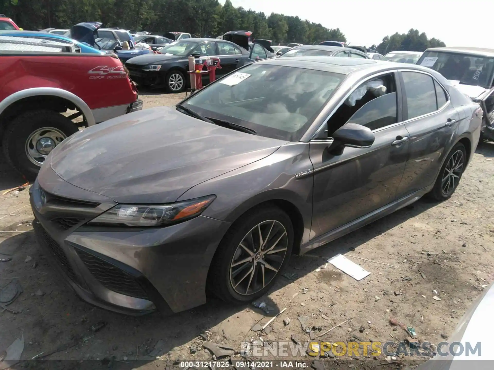 2 Photograph of a damaged car 4T1S31AK2MU554639 TOYOTA CAMRY 2021