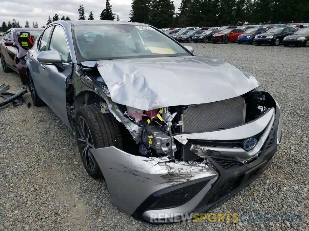 1 Photograph of a damaged car 4T1S31AK5MU566414 TOYOTA CAMRY 2021