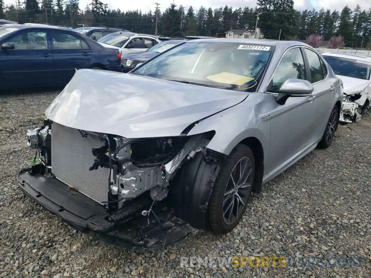 2 Photograph of a damaged car 4T1S31AK5MU566414 TOYOTA CAMRY 2021