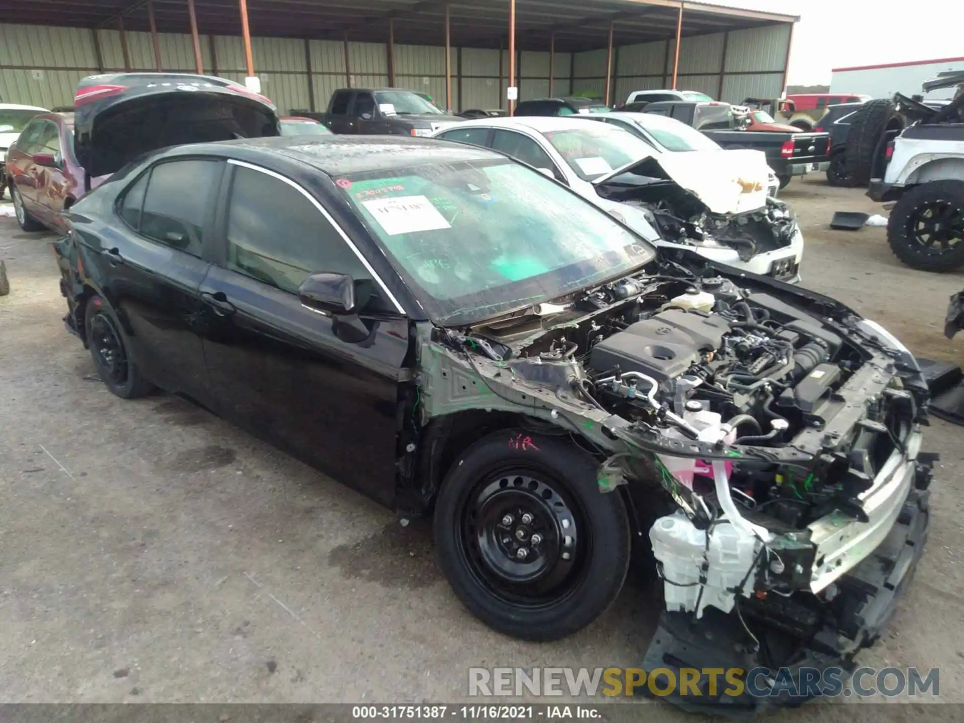 1 Photograph of a damaged car 4T1S31AK6MU025310 TOYOTA CAMRY 2021