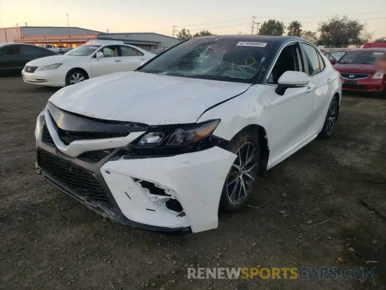 2 Photograph of a damaged car 4T1S31AK6MU555406 TOYOTA CAMRY 2021