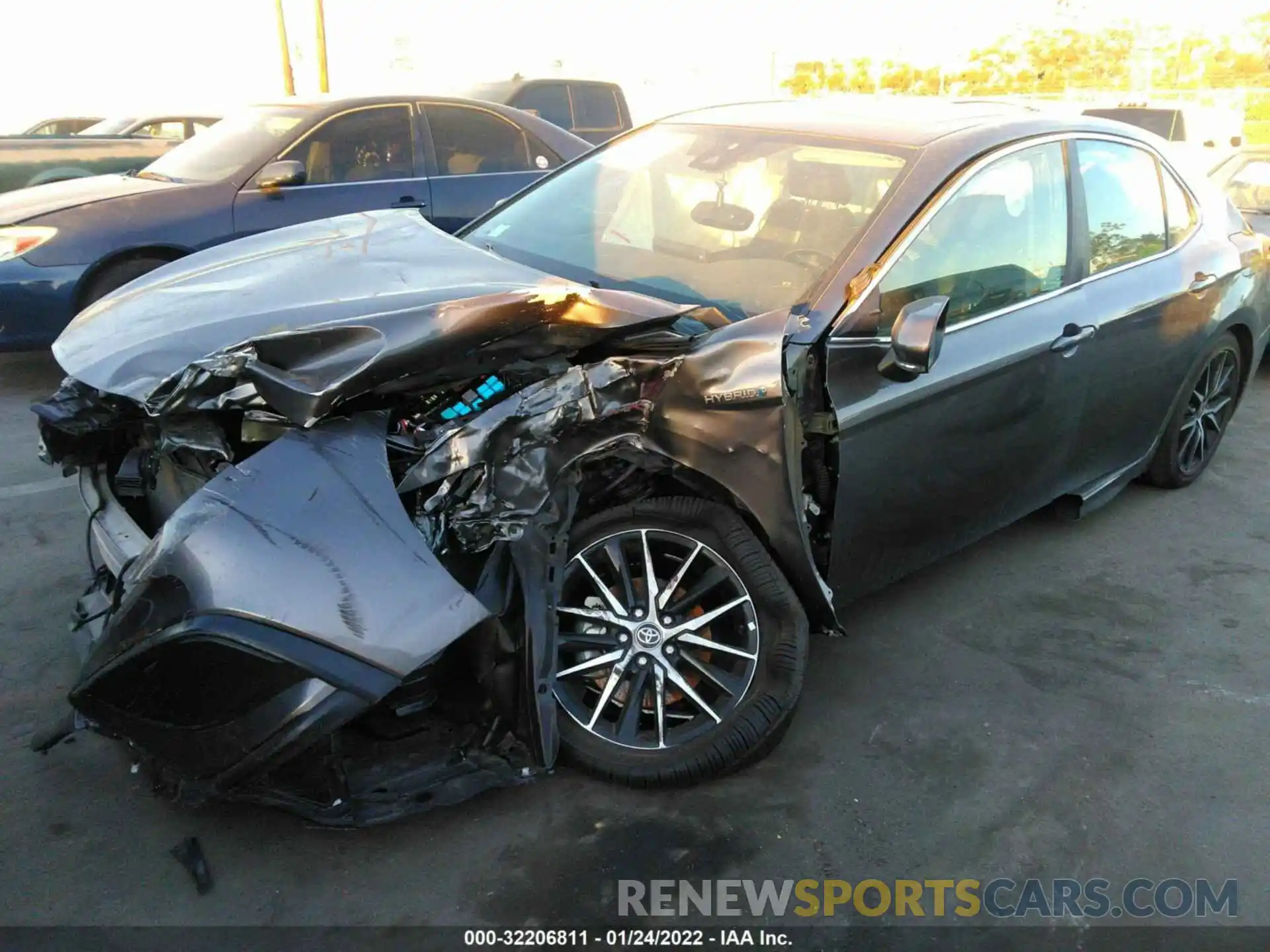 2 Photograph of a damaged car 4T1S31AK7MU547024 TOYOTA CAMRY 2021