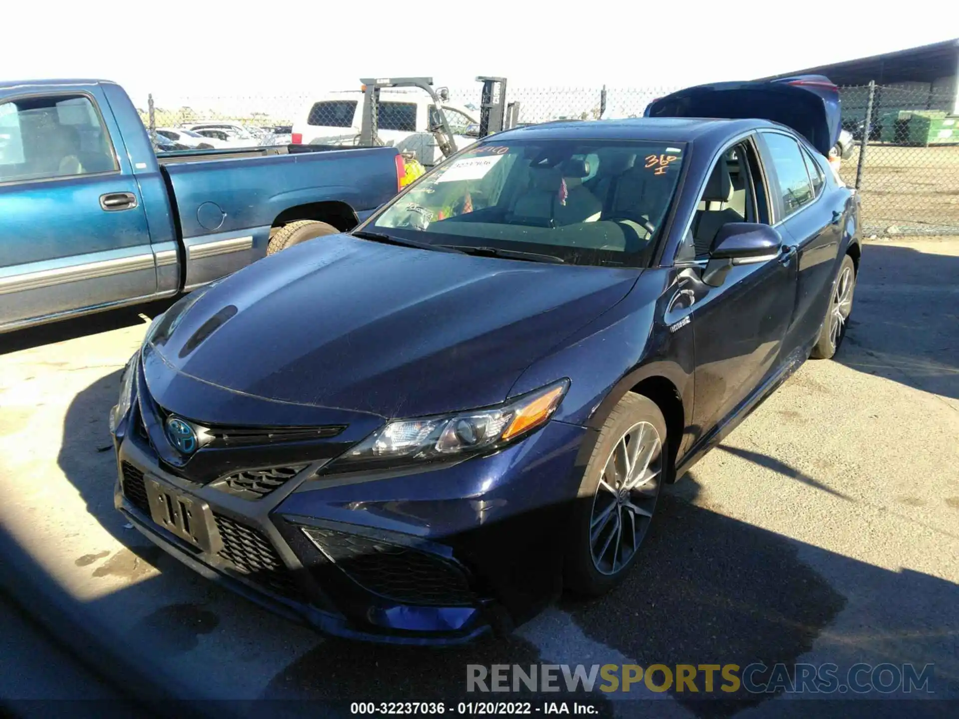 2 Photograph of a damaged car 4T1S31AK8MU026622 TOYOTA CAMRY 2021