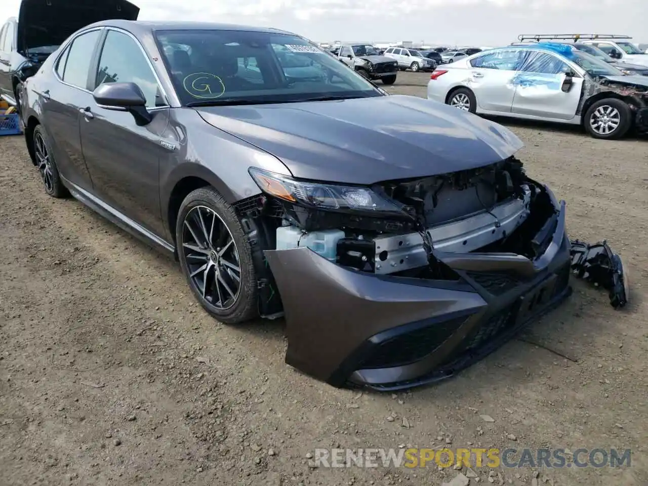 1 Photograph of a damaged car 4T1S31AK8MU562423 TOYOTA CAMRY 2021