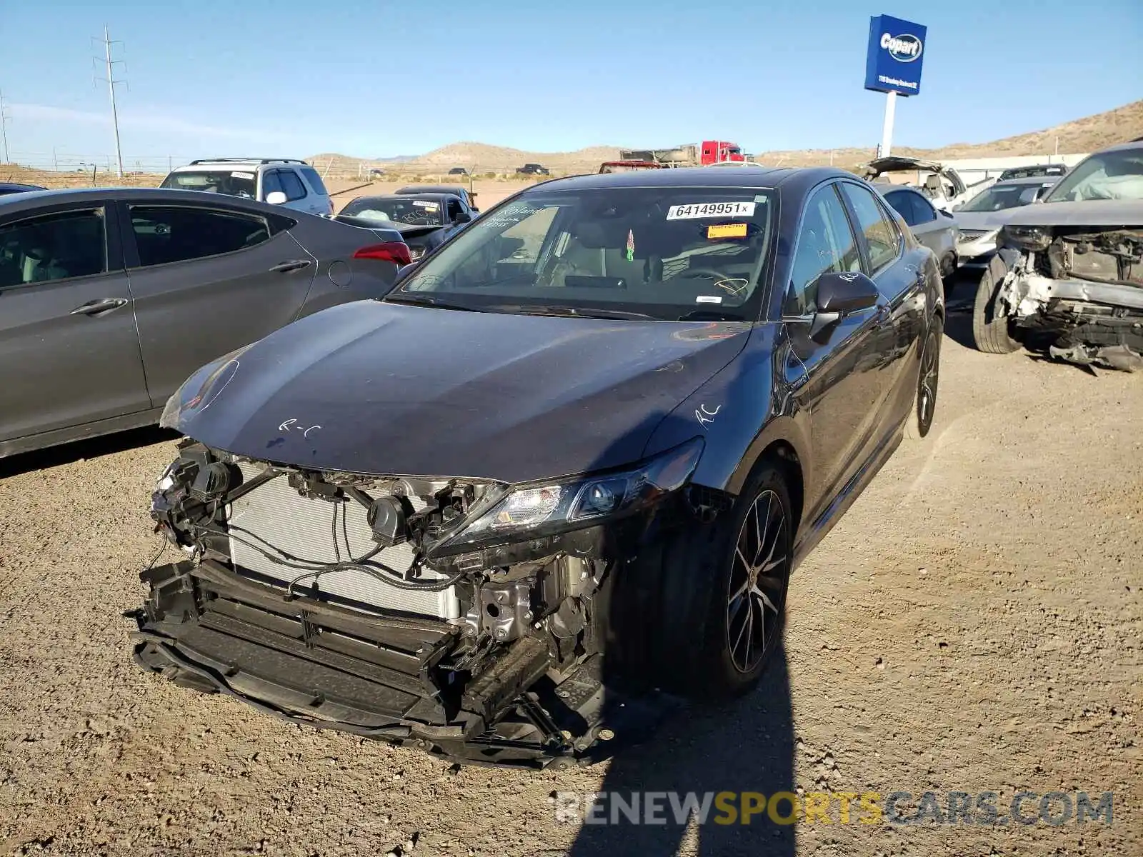 2 Photograph of a damaged car 4T1S31AK8MU565452 TOYOTA CAMRY 2021