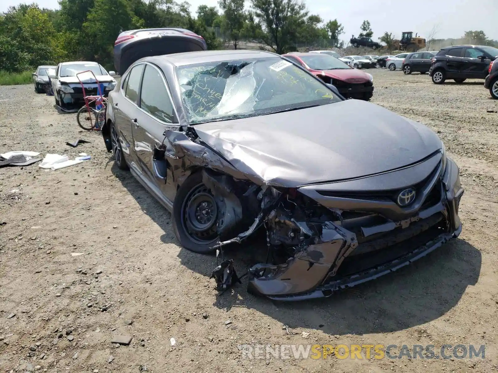 1 Photograph of a damaged car 4T1S31AKXMU559314 TOYOTA CAMRY 2021