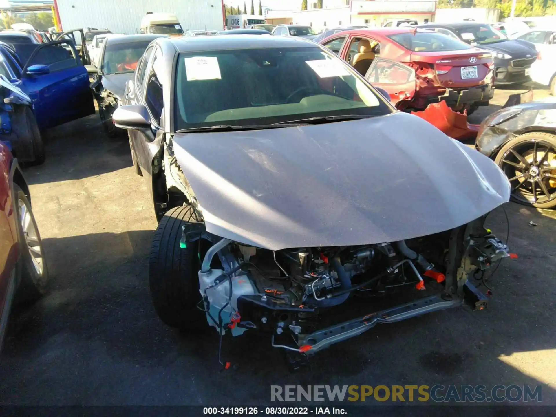 1 Photograph of a damaged car 4T1T11AK0MU408086 TOYOTA CAMRY 2021