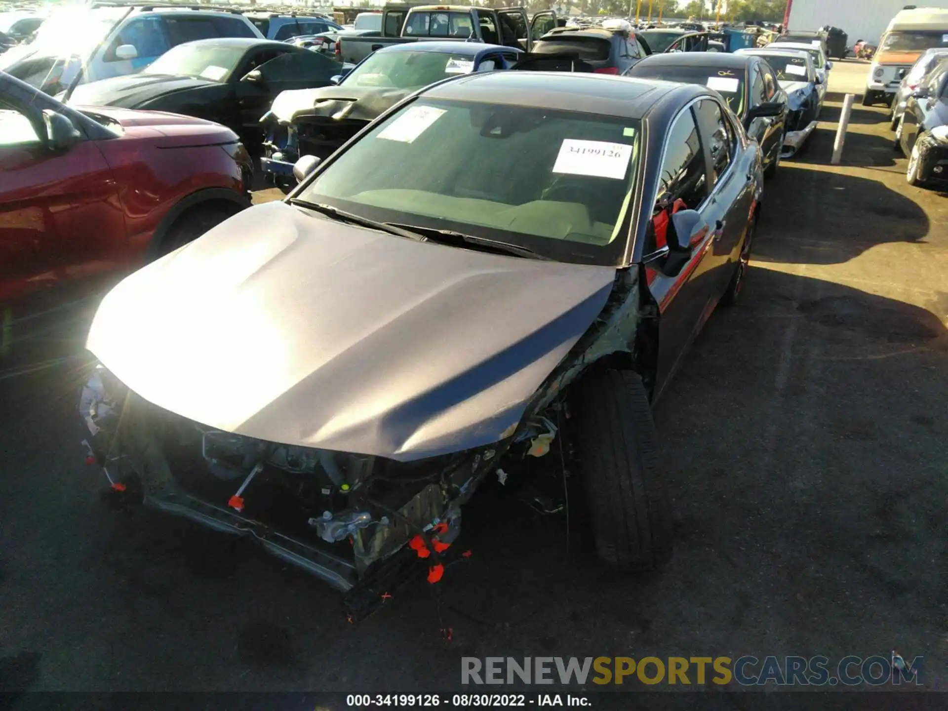 2 Photograph of a damaged car 4T1T11AK0MU408086 TOYOTA CAMRY 2021