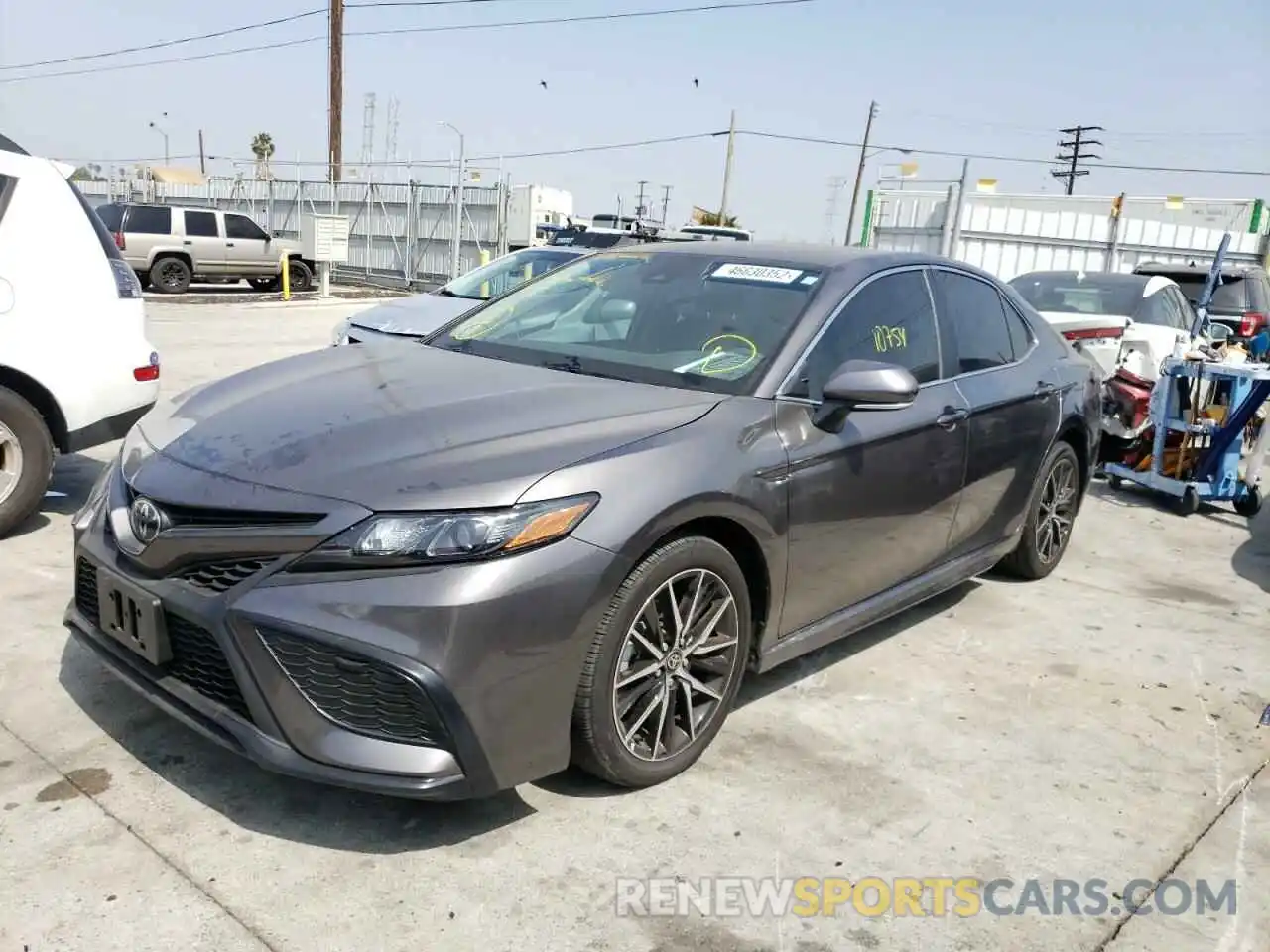 2 Photograph of a damaged car 4T1T11AK0MU437037 TOYOTA CAMRY 2021