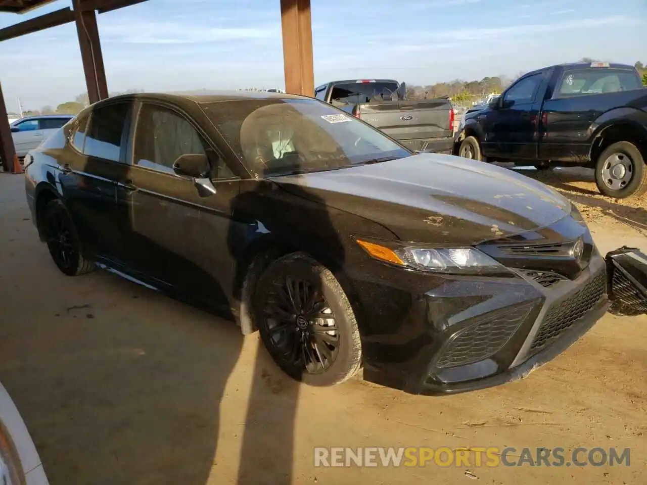 1 Photograph of a damaged car 4T1T11AK0MU448507 TOYOTA CAMRY 2021