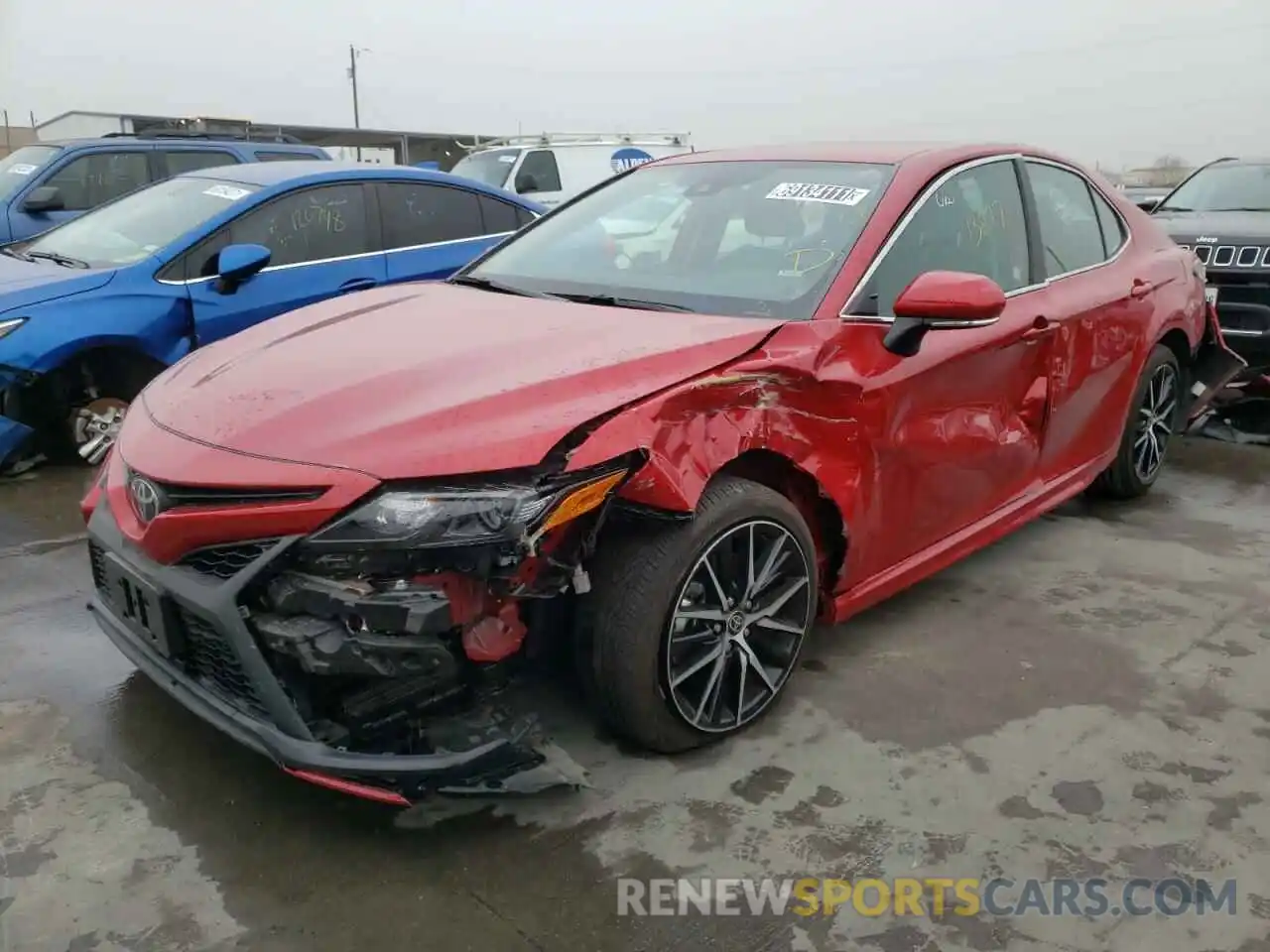 2 Photograph of a damaged car 4T1T11AK0MU449141 TOYOTA CAMRY 2021