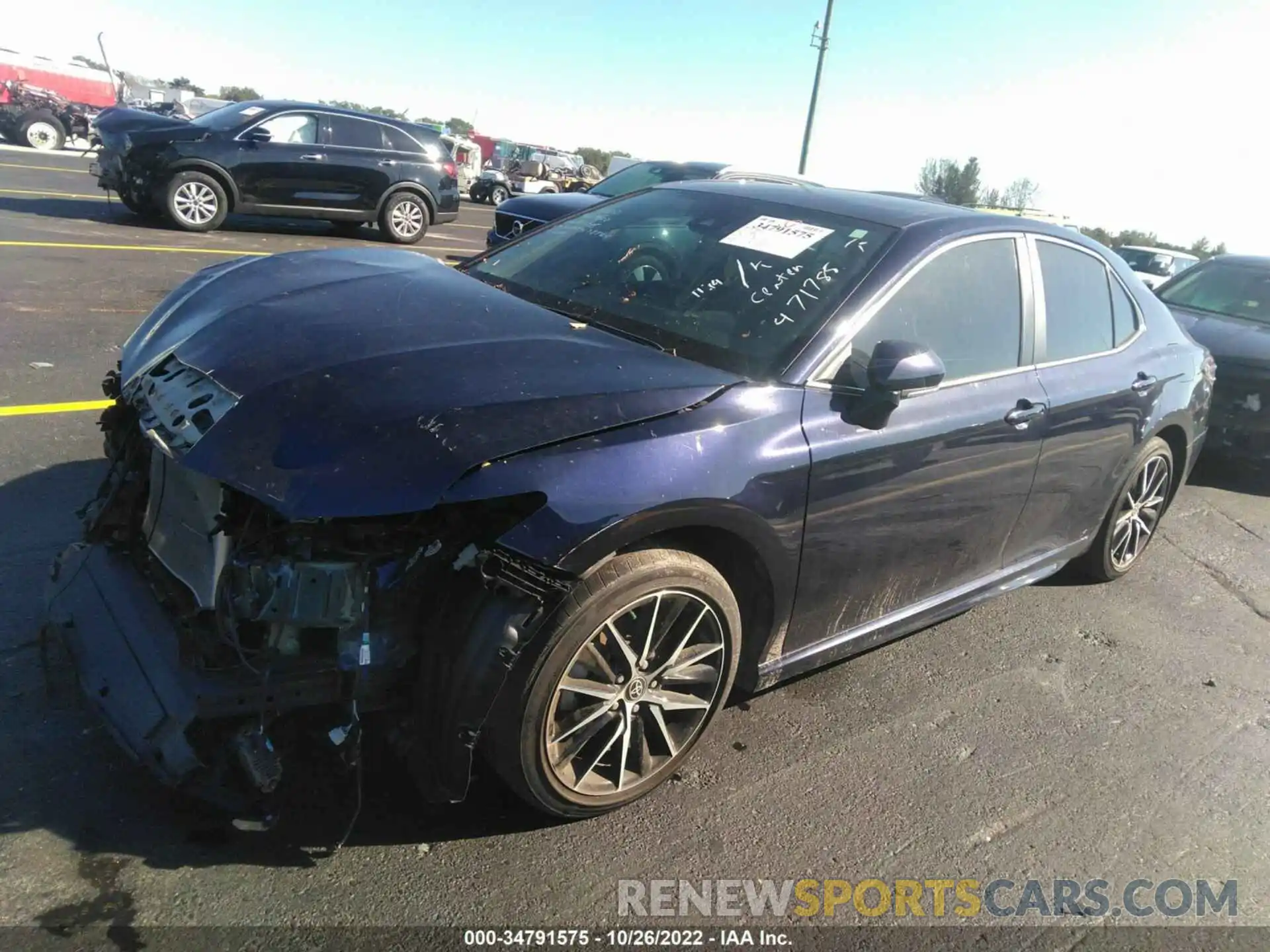 2 Photograph of a damaged car 4T1T11AK0MU471785 TOYOTA CAMRY 2021