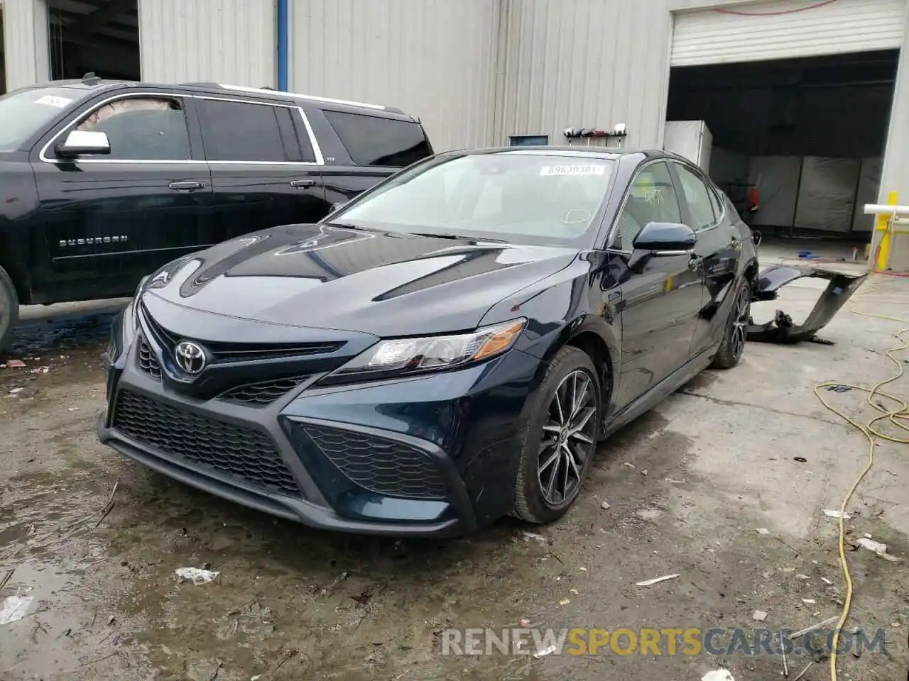 2 Photograph of a damaged car 4T1T11AK0MU484293 TOYOTA CAMRY 2021