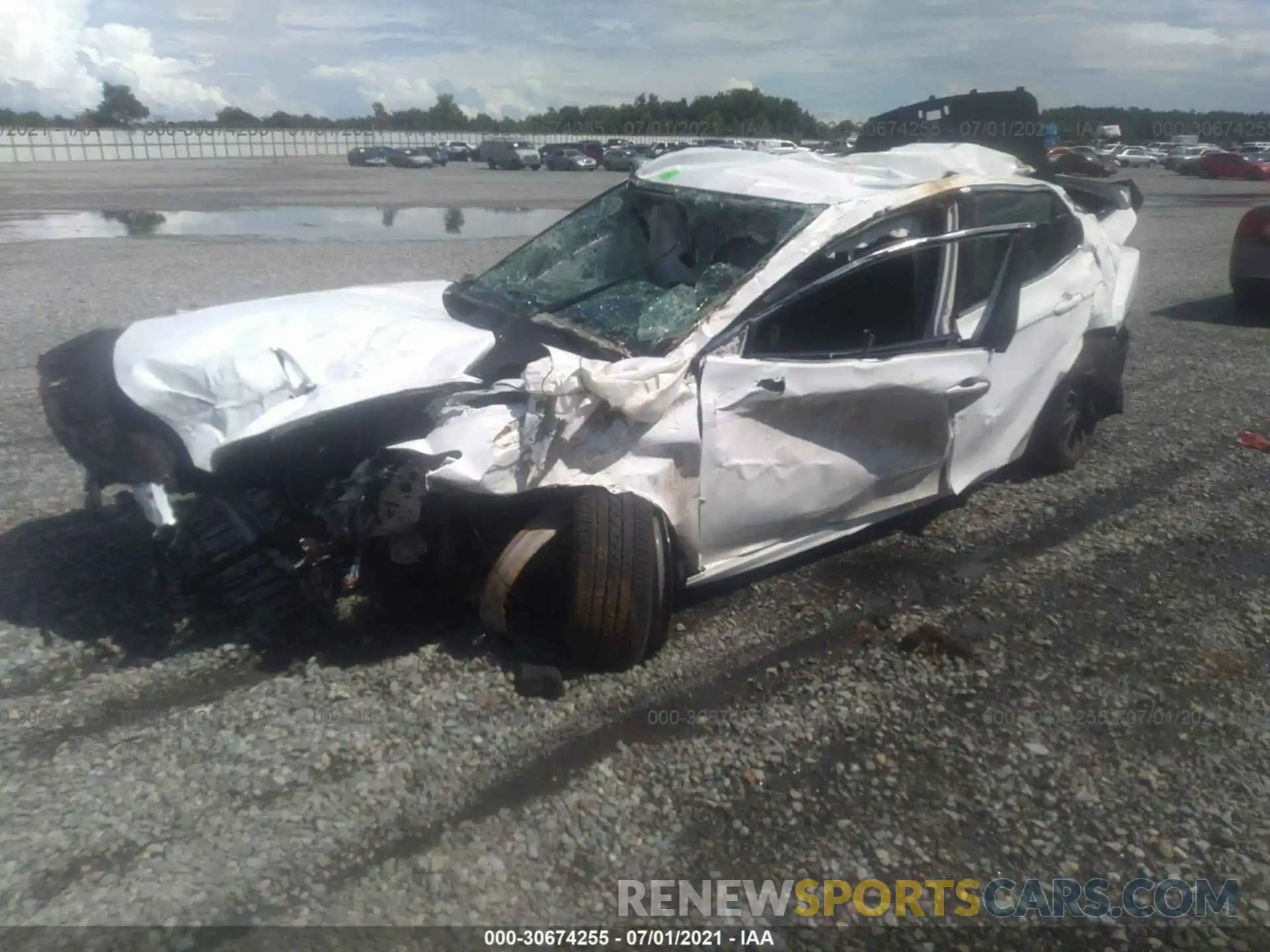 2 Photograph of a damaged car 4T1T11AK0MU516532 TOYOTA CAMRY 2021