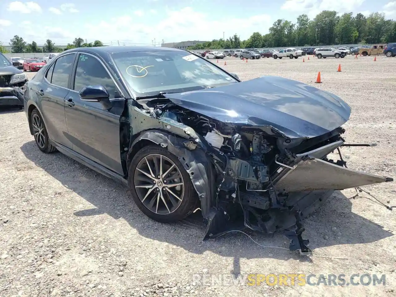 1 Photograph of a damaged car 4T1T11AK0MU548705 TOYOTA CAMRY 2021