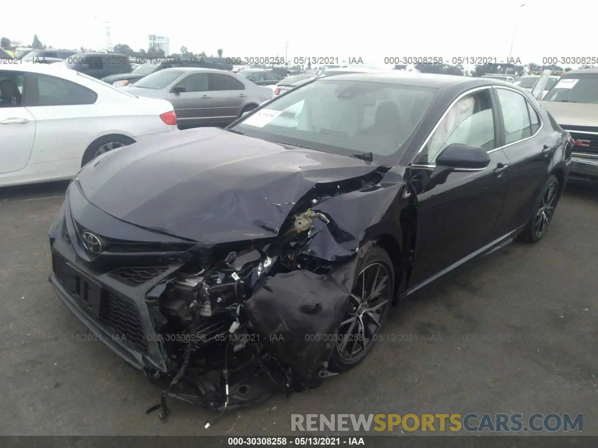 2 Photograph of a damaged car 4T1T11AK0MU569375 TOYOTA CAMRY 2021