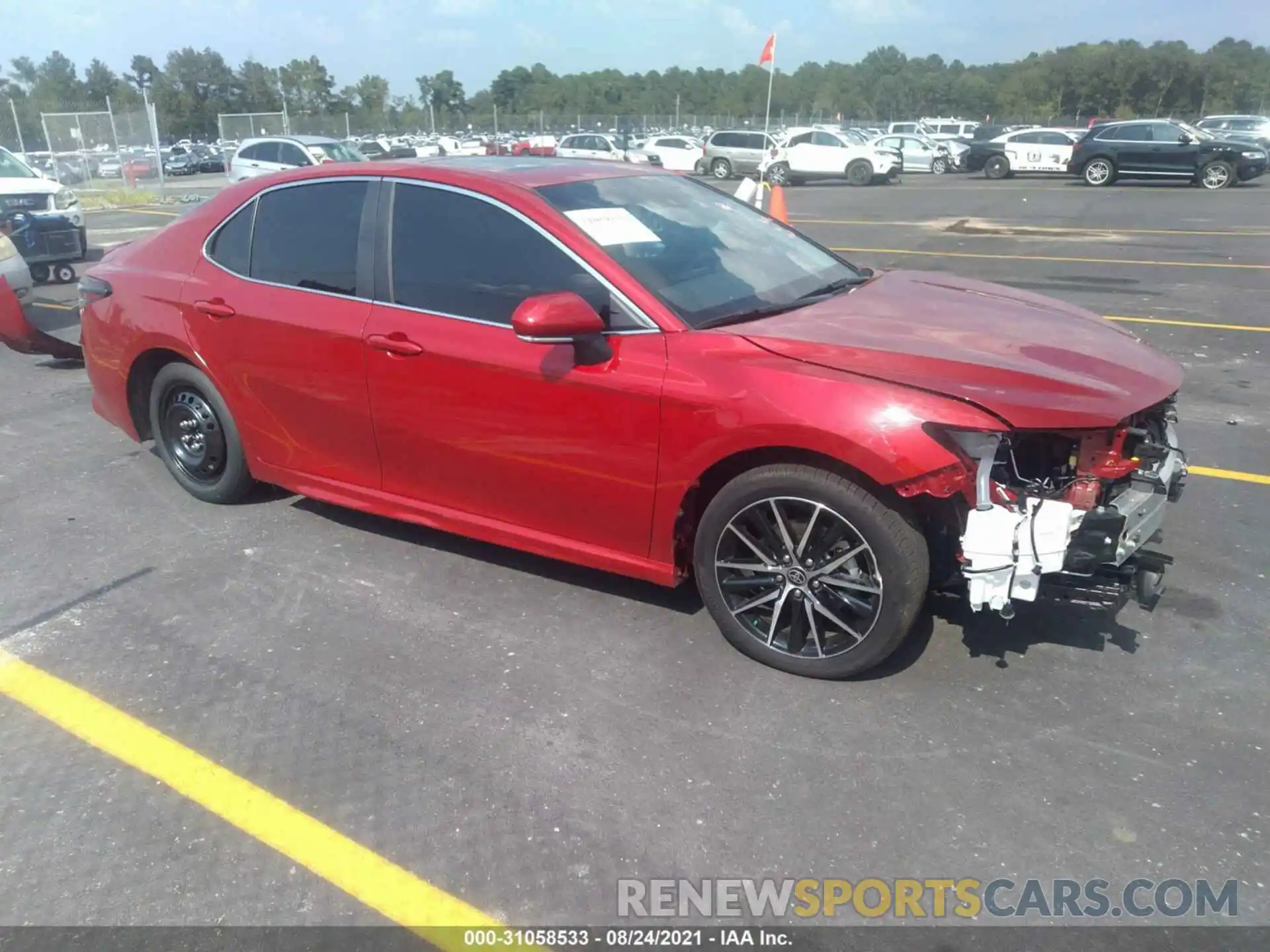 1 Photograph of a damaged car 4T1T11AK1MU434518 TOYOTA CAMRY 2021