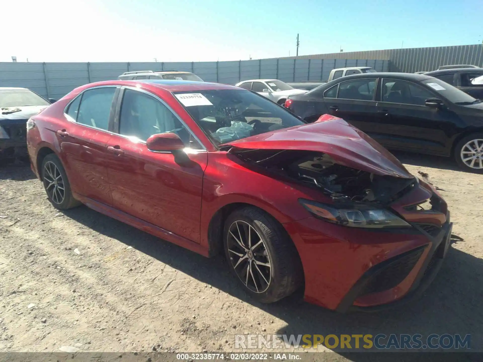 1 Photograph of a damaged car 4T1T11AK1MU439539 TOYOTA CAMRY 2021