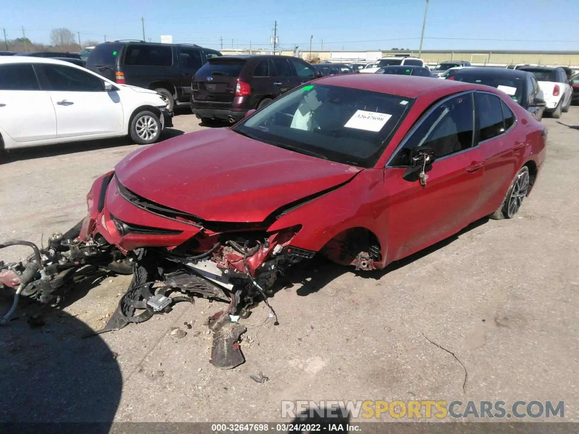 2 Photograph of a damaged car 4T1T11AK1MU443803 TOYOTA CAMRY 2021